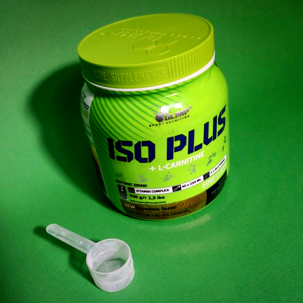 Спортивное питание Липецк. Снова в наличии изотоник Iso Plus Powder +  L-carnitine от Olimp 700г