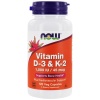 NOW Vitamin D-3 & K-2 (120 veg.caps)